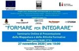 Progetto FAMI 2733 - “Formare Per Integrare”: Venerdì 27 Novembre, alle 10, Seminario online Presentazione Mappatura e Attività Formative